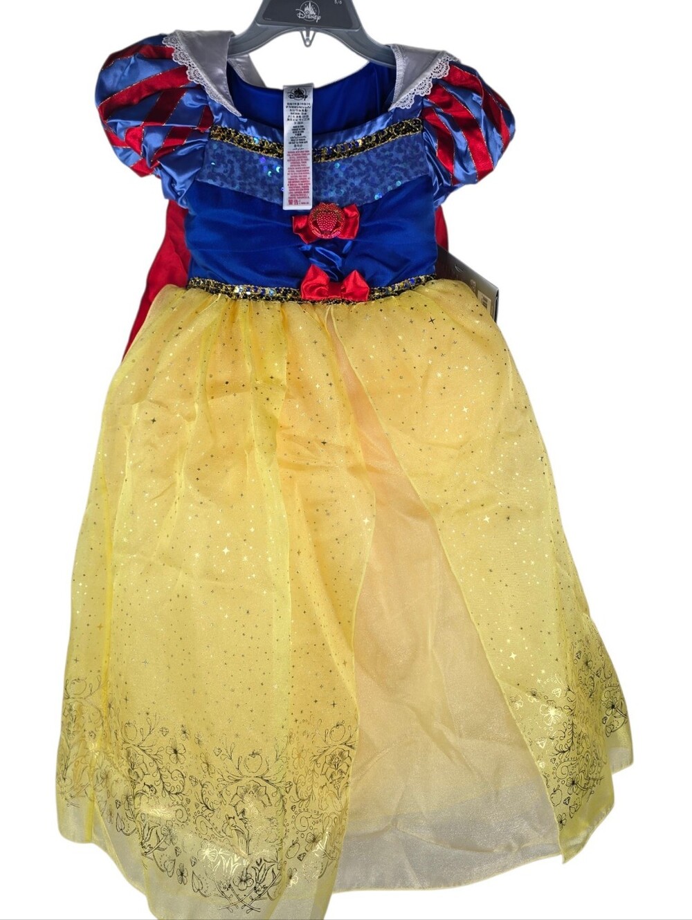 Disney Store Girls Size 7/8 Deluxe Snow White Dress Costume